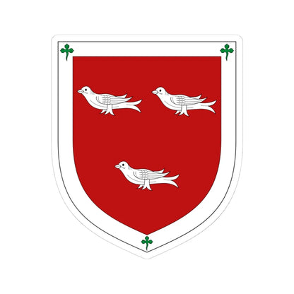 Arms of Earl Cairns (Ireland) (Coat of Arms) STICKER Vinyl Kiss-Cut Decal 4 Inch White - The Sticker Space