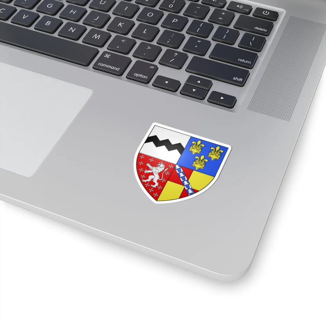 Arms of Earl de la Warr (England) (Coat of Arms) STICKER Vinyl Kiss-Cut Decal - The Sticker Space