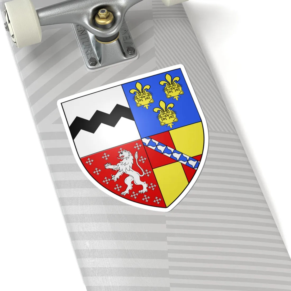 Arms of Earl de la Warr (England) (Coat of Arms) STICKER Vinyl Kiss-Cut Decal - The Sticker Space