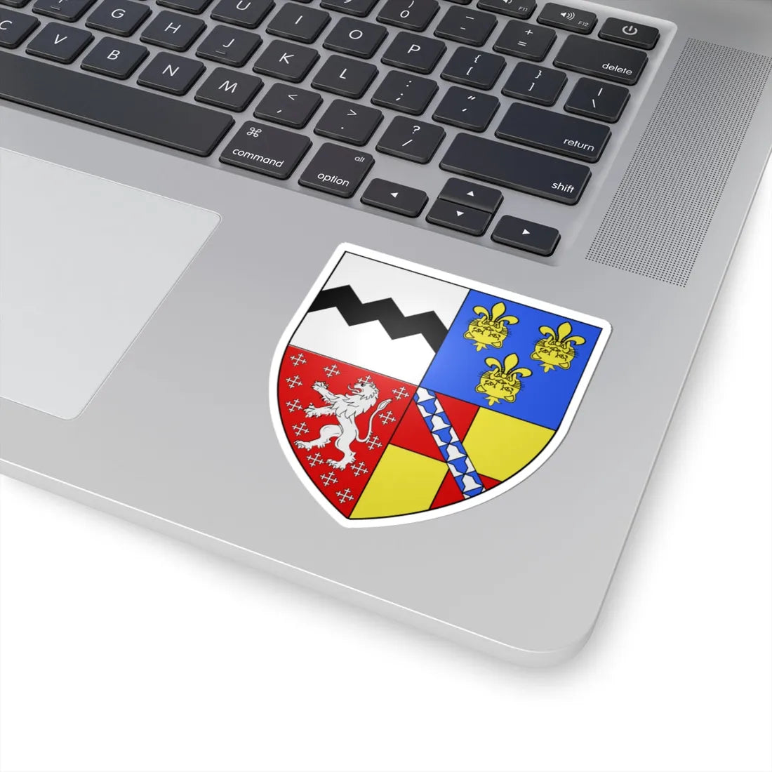 Arms of Earl de la Warr (England) (Coat of Arms) STICKER Vinyl Kiss-Cut Decal - The Sticker Space