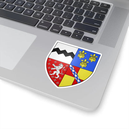 Arms of Earl de la Warr (England) (Coat of Arms) STICKER Vinyl Kiss-Cut Decal - The Sticker Space