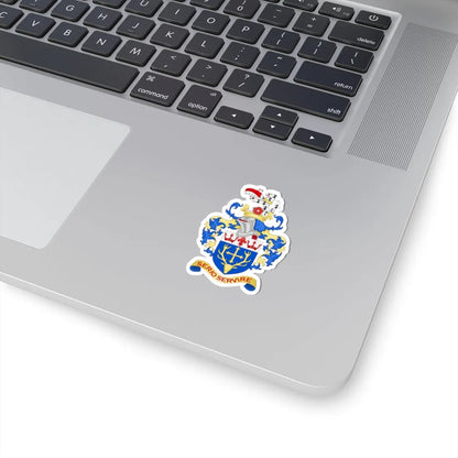 Arms of East Dorset and Wimborne District Council (England) (Coat of Arms) STICKER Vinyl Kiss-Cut Decal - The Sticker Space