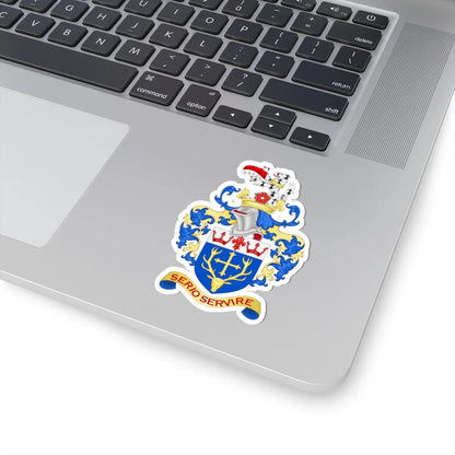 Arms of East Dorset and Wimborne District Council (England) (Coat of Arms) STICKER Vinyl Kiss-Cut Decal - The Sticker Space