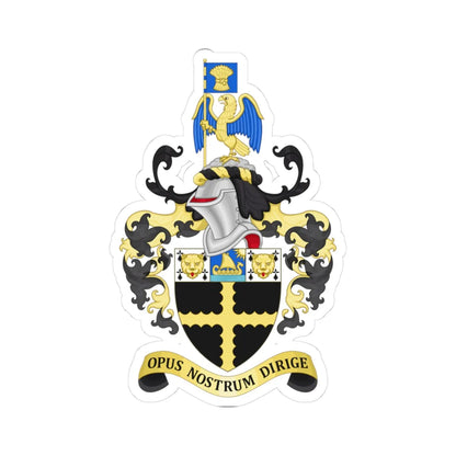 Arms of East Suffolk County Council (England) (Coat of Arms) STICKER Vinyl Kiss-Cut Decal 3 Inch White - The Sticker Space