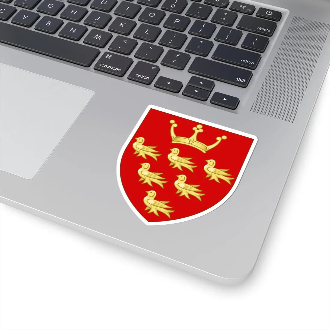 Arms of East Sussex County Council 1937-1974 (England) (Coat of Arms) STICKER Vinyl Kiss-Cut Decal - The Sticker Space