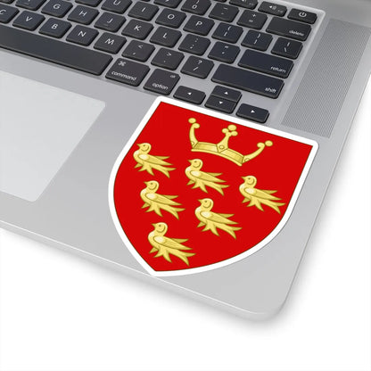 Arms of East Sussex County Council 1937-1974 (England) (Coat of Arms) STICKER Vinyl Kiss-Cut Decal - The Sticker Space