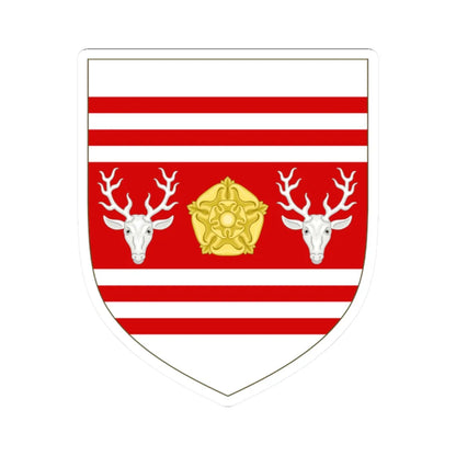 Arms of Eastbourne Borough Council (England) (Coat of Arms) STICKER Vinyl Kiss-Cut Decal 2 Inch White - The Sticker Space