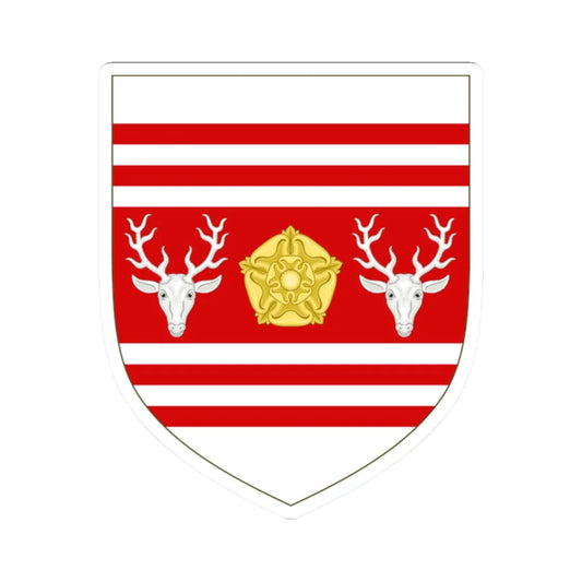 Arms of Eastbourne Borough Council (England) (Coat of Arms) STICKER Vinyl Kiss-Cut Decal 2 Inch White - The Sticker Space