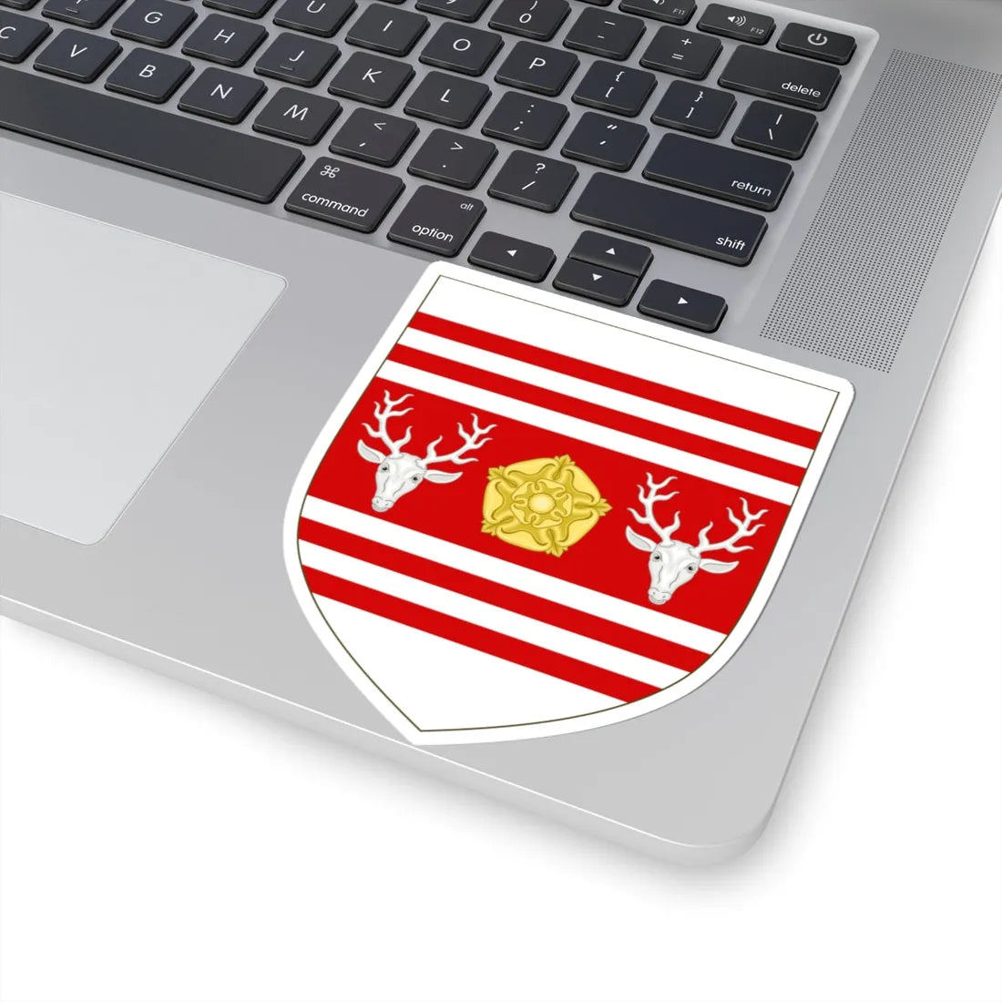 Arms of Eastbourne Borough Council (England) (Coat of Arms) STICKER Vinyl Kiss-Cut Decal - The Sticker Space