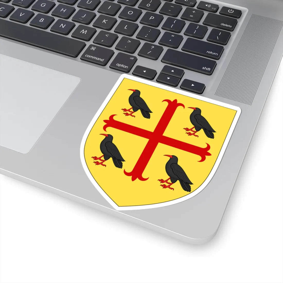 Arms of Edmund of Abingdon (England) (Coat of Arms) STICKER Vinyl Kiss-Cut Decal - The Sticker Space