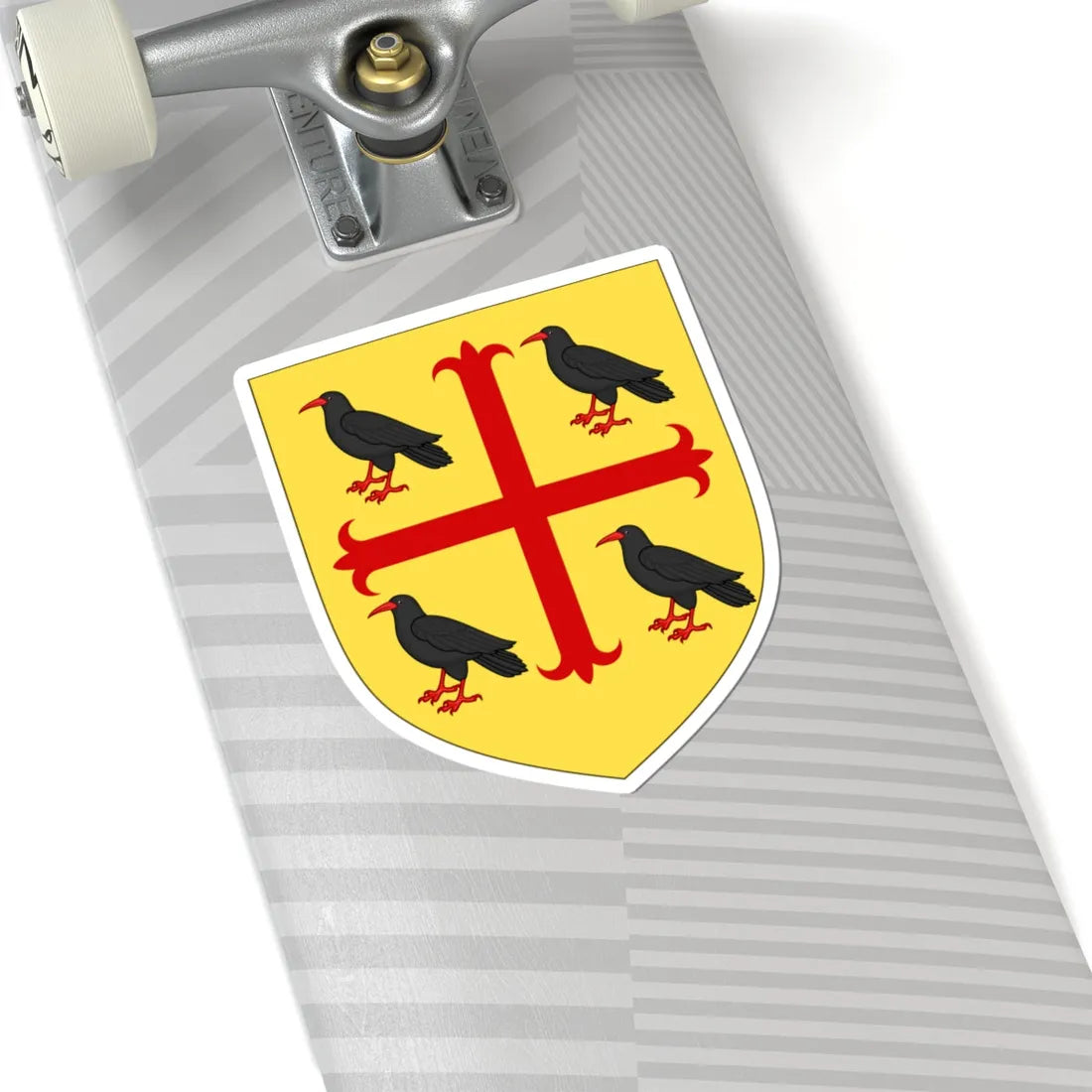 Arms of Edmund of Abingdon (England) (Coat of Arms) STICKER Vinyl Kiss-Cut Decal - The Sticker Space