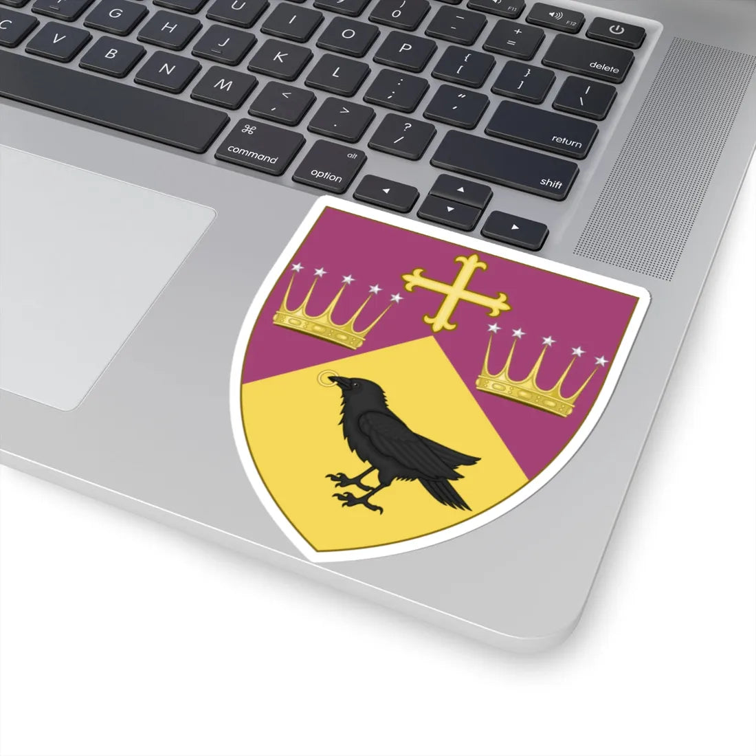 Arms of Ellesmere College Escutcheon Only (England) (Coat of Arms) STICKER Vinyl Kiss-Cut Decal - The Sticker Space