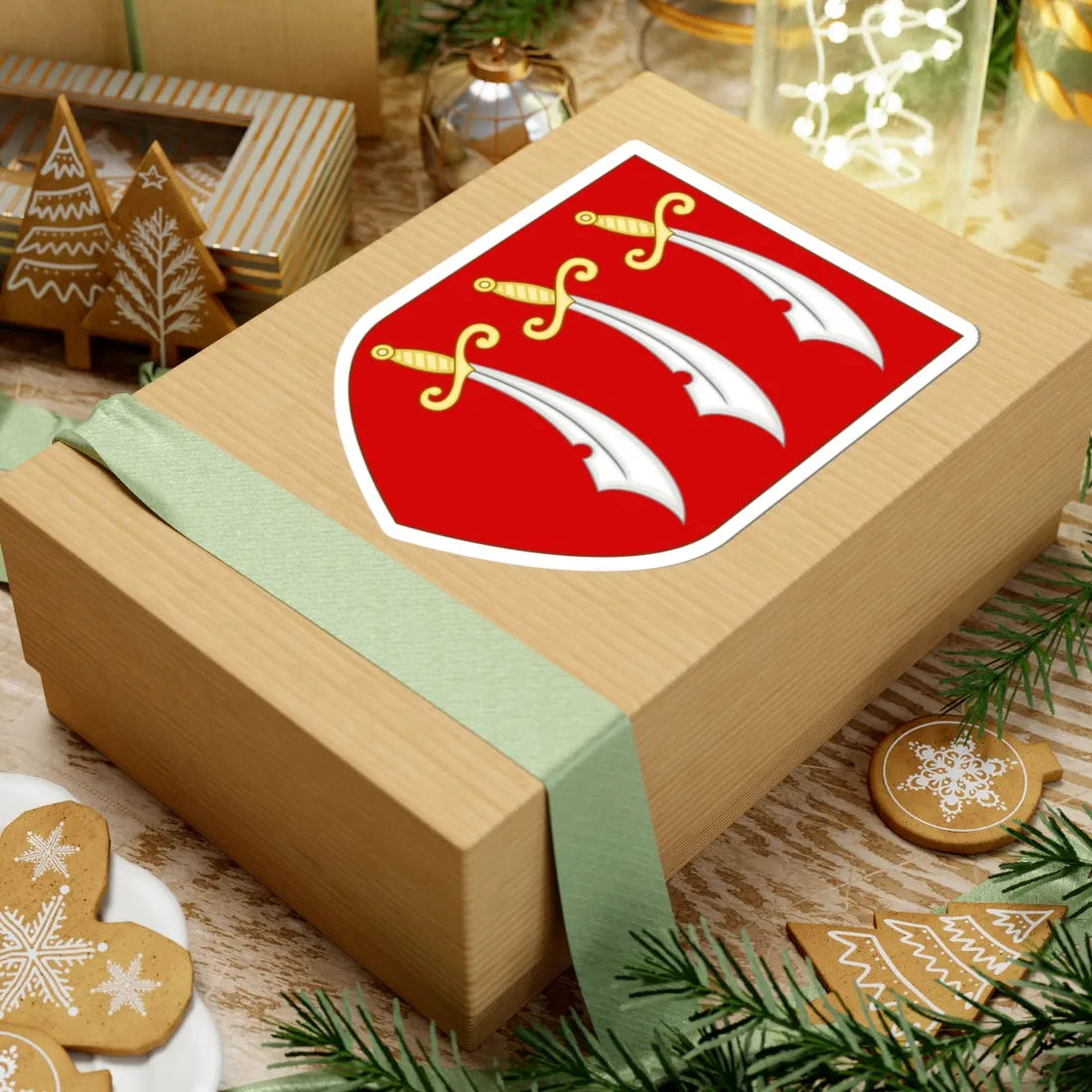 Arms of Essex County Council (England) (Coat of Arms) STICKER Vinyl Kiss-Cut Decal - The Sticker Space