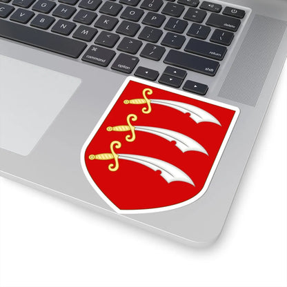 Arms of Essex County Council (England) (Coat of Arms) STICKER Vinyl Kiss-Cut Decal - The Sticker Space