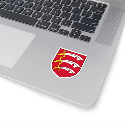 Arms of Essex (England) (Coat of Arms) STICKER Vinyl Kiss-Cut Decal - The Sticker Space
