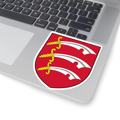 Arms of Essex (England) (Coat of Arms) STICKER Vinyl Kiss-Cut Decal - The Sticker Space