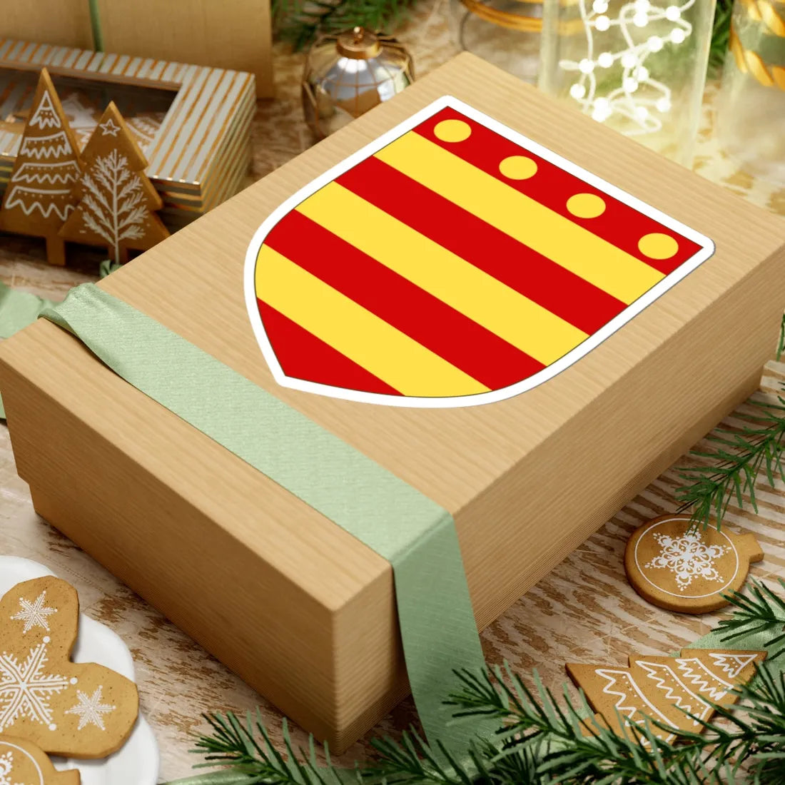 Arms of Ewan Cameron (Scotland) (Coat of Arms) STICKER Vinyl Kiss-Cut Decal - The Sticker Space