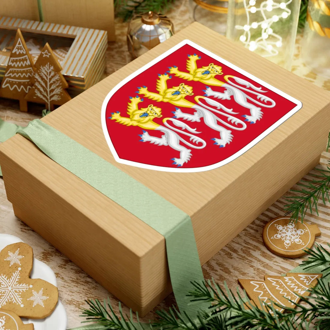 Arms of Faversham Town Council (England) (Coat of Arms) STICKER Vinyl Kiss-Cut Decal - The Sticker Space