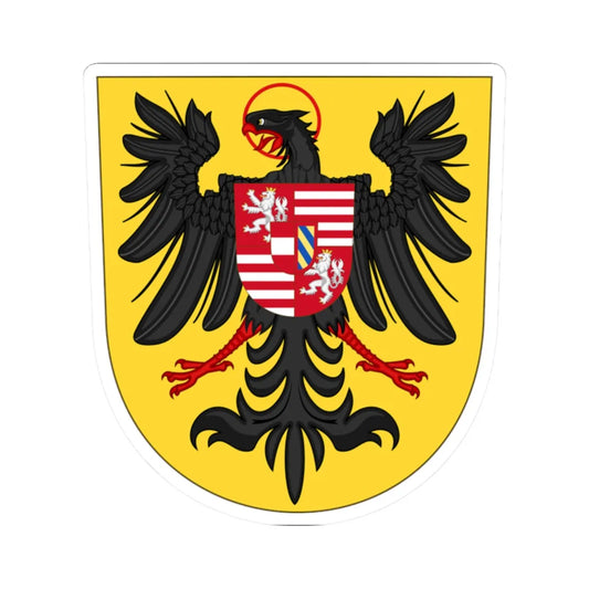 Arms of Ferdinand III and Ferdinand VI as Kings of the Romans (Austria) (Coat of Arms) STICKER Vinyl Kiss-Cut Decal 2 Inch White - The Sticker Space