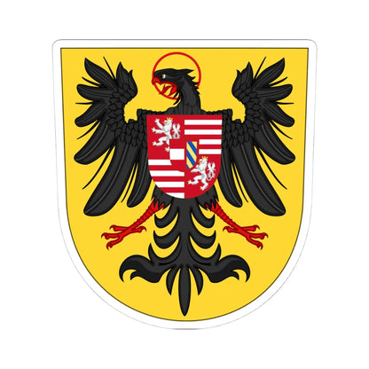 Arms of Ferdinand III and Ferdinand VI as Kings of the Romans (Austria) (Coat of Arms) STICKER Vinyl Kiss-Cut Decal 4 Inch White - The Sticker Space