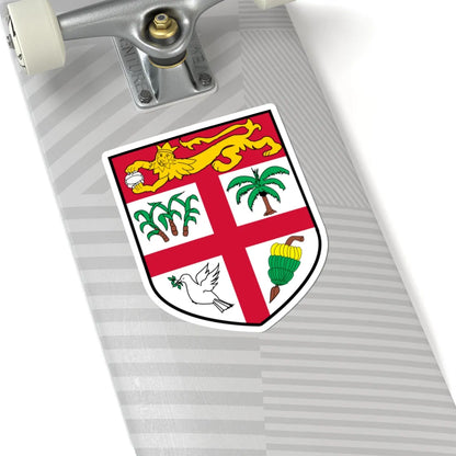 Arms of Fiji (Fiji) (Coat of Arms) STICKER Vinyl Kiss-Cut Decal - The Sticker Space