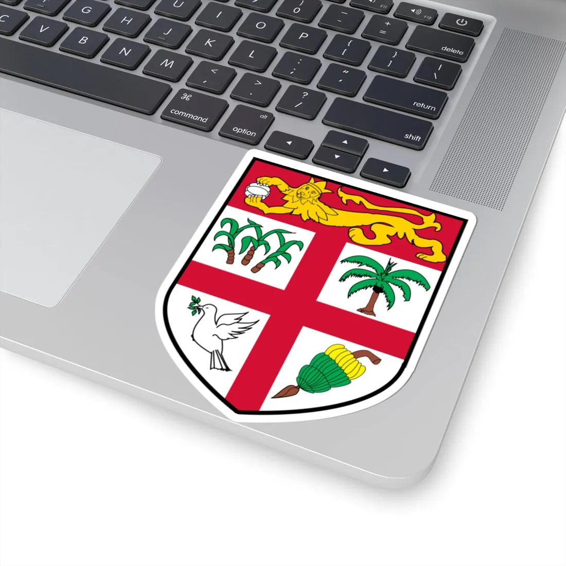 Arms of Fiji (Fiji) (Coat of Arms) STICKER Vinyl Kiss-Cut Decal - The Sticker Space