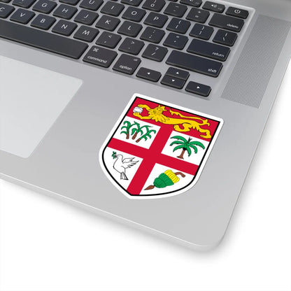 Arms of Fiji (Fiji) (Coat of Arms) STICKER Vinyl Kiss-Cut Decal - The Sticker Space