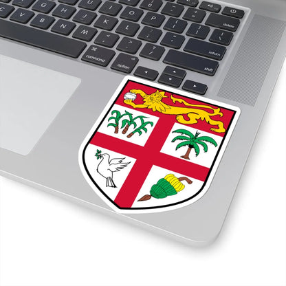 Arms of Fiji (Fiji) (Coat of Arms) STICKER Vinyl Kiss-Cut Decal - The Sticker Space