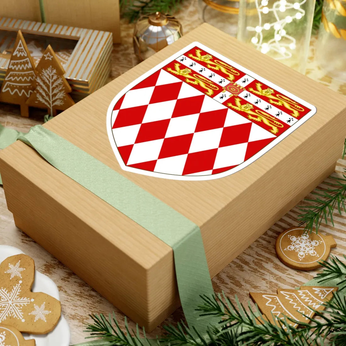 Arms of Fitzwilliam College Cambridge (England) (Coat of Arms) STICKER Vinyl Kiss-Cut Decal - The Sticker Space