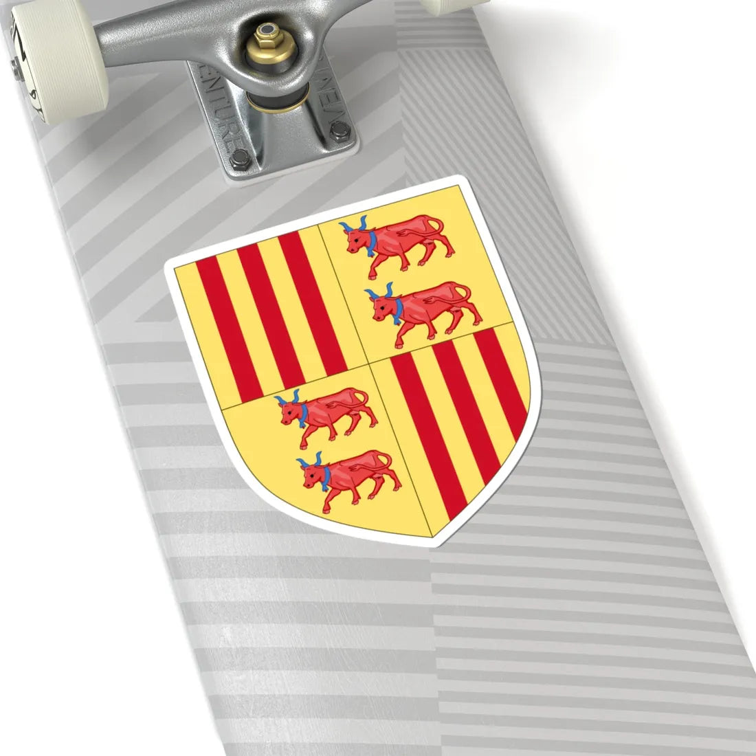 Arms of Foix-Béarn (Spain) (Coat of Arms) STICKER Vinyl Kiss-Cut Decal - The Sticker Space