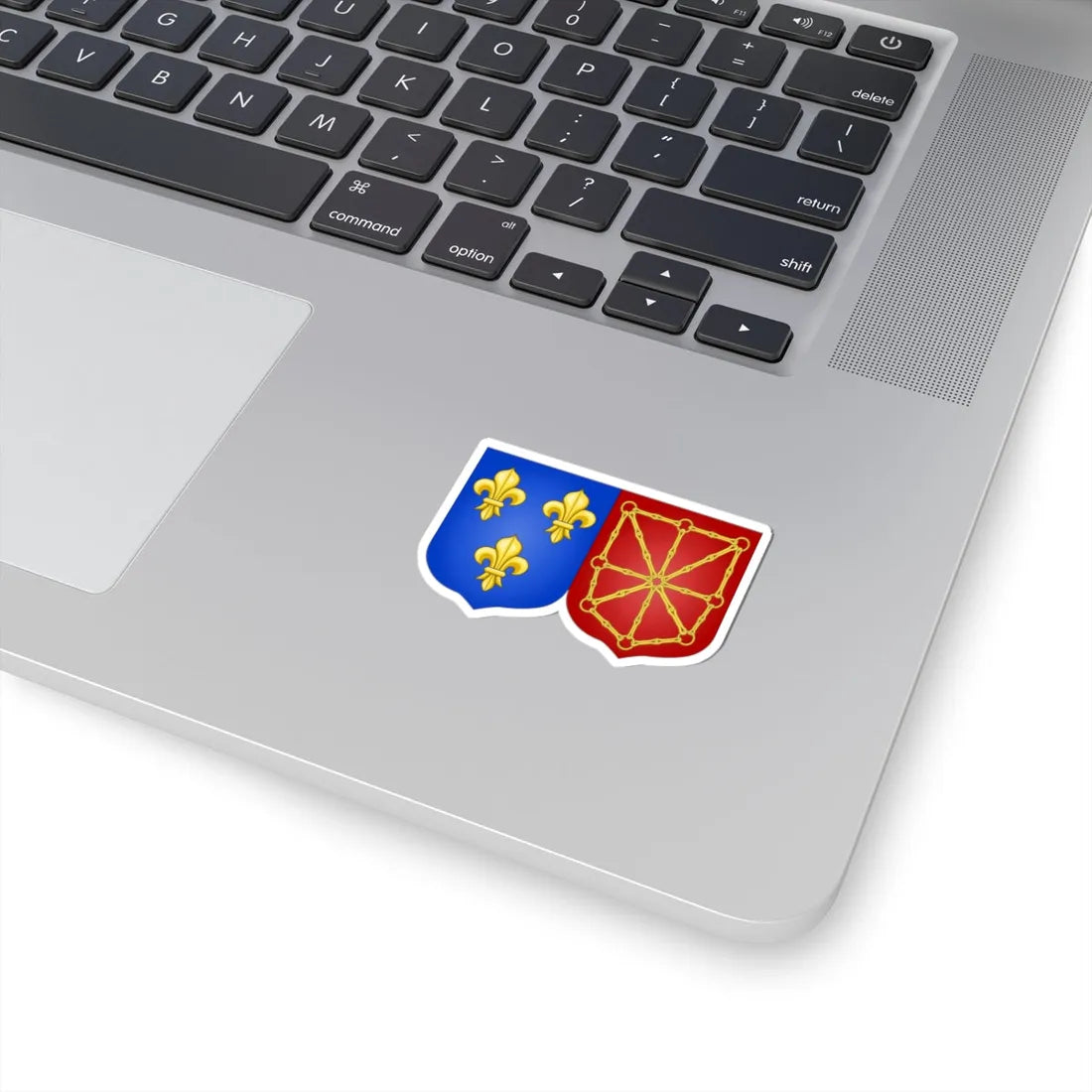 Arms of France and Navarre 1589-1790 (Spain) (Coat of Arms) STICKER Vinyl Kiss-Cut Decal - The Sticker Space