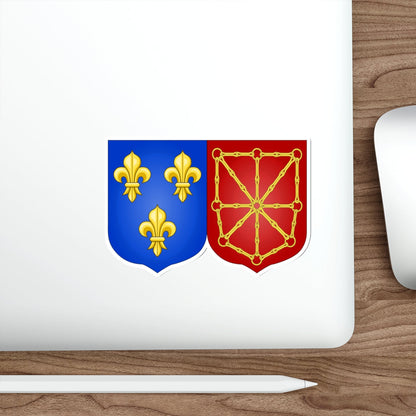 Arms of France and Navarre (1589-1790) STICKER Vinyl Die-Cut Decal-The Sticker Space