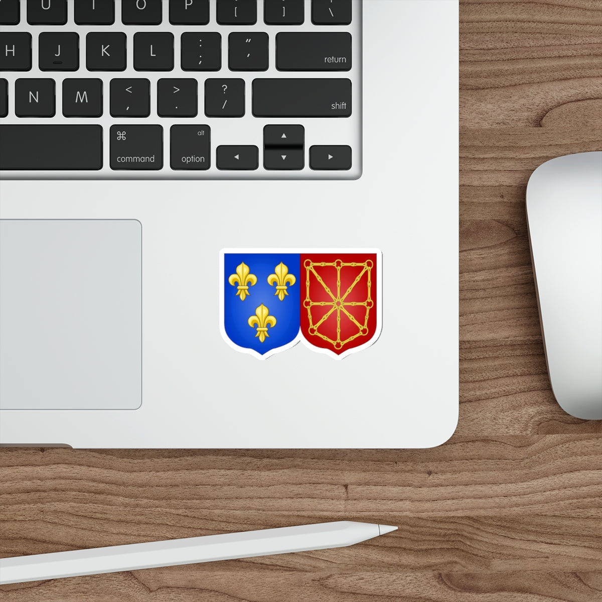 Arms of France and Navarre (1589-1790) STICKER Vinyl Die-Cut Decal-The Sticker Space