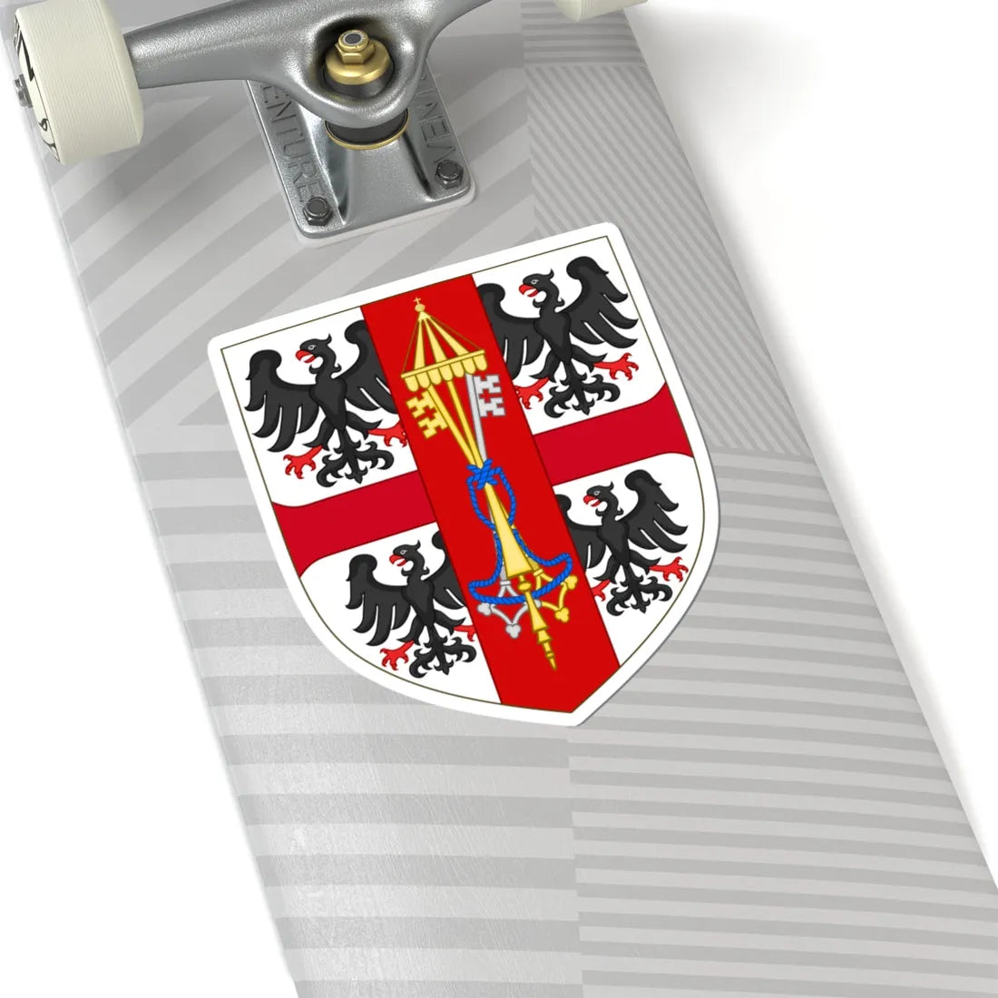 Arms of Francesco II Gonzaga Marquess of Mantua 1 (Italy) (Coat of Arms) STICKER Vinyl Kiss-Cut Decal - The Sticker Space