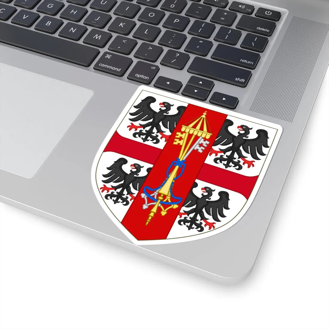 Arms of Francesco II Gonzaga Marquess of Mantua 1 (Italy) (Coat of Arms) STICKER Vinyl Kiss-Cut Decal - The Sticker Space