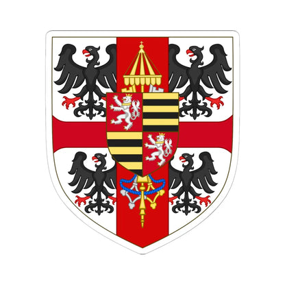 Arms of Francesco II Gonzaga Marquess of Mantua 2 (Italy) (Coat of Arms) STICKER Vinyl Kiss-Cut Decal 6 Inch White - The Sticker Space