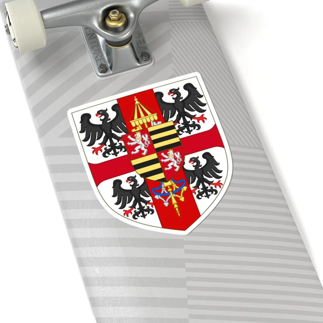 Arms of Francesco II Gonzaga Marquess of Mantua 2 (Italy) (Coat of Arms) STICKER Vinyl Kiss-Cut Decal - The Sticker Space