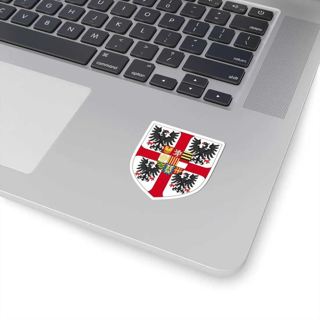 Arms of Francesco III Gonzaga Duke of Mantua (Italy) (Coat of Arms) STICKER Vinyl Kiss-Cut Decal - The Sticker Space
