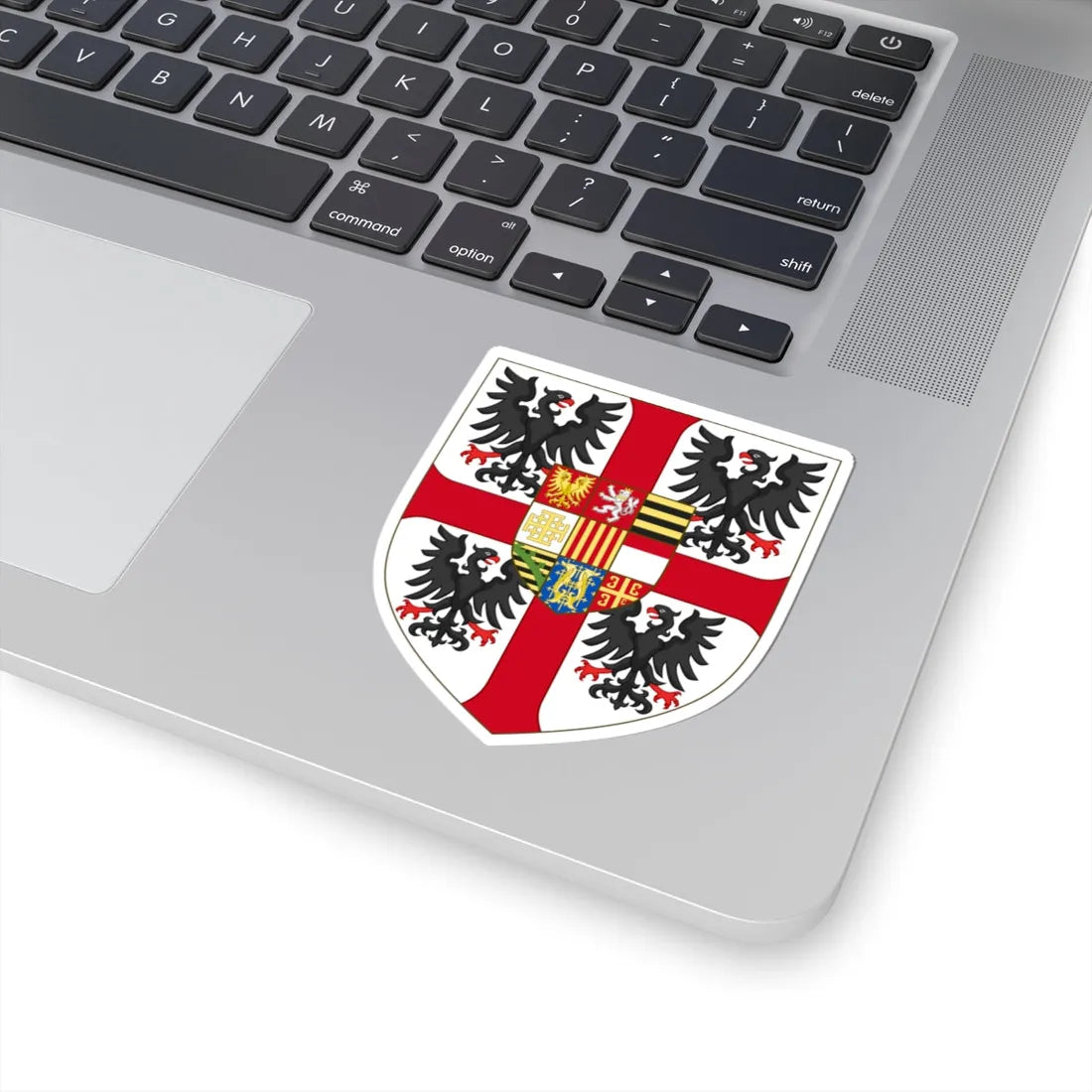 Arms of Francesco III Gonzaga Duke of Mantua (Italy) (Coat of Arms) STICKER Vinyl Kiss-Cut Decal - The Sticker Space