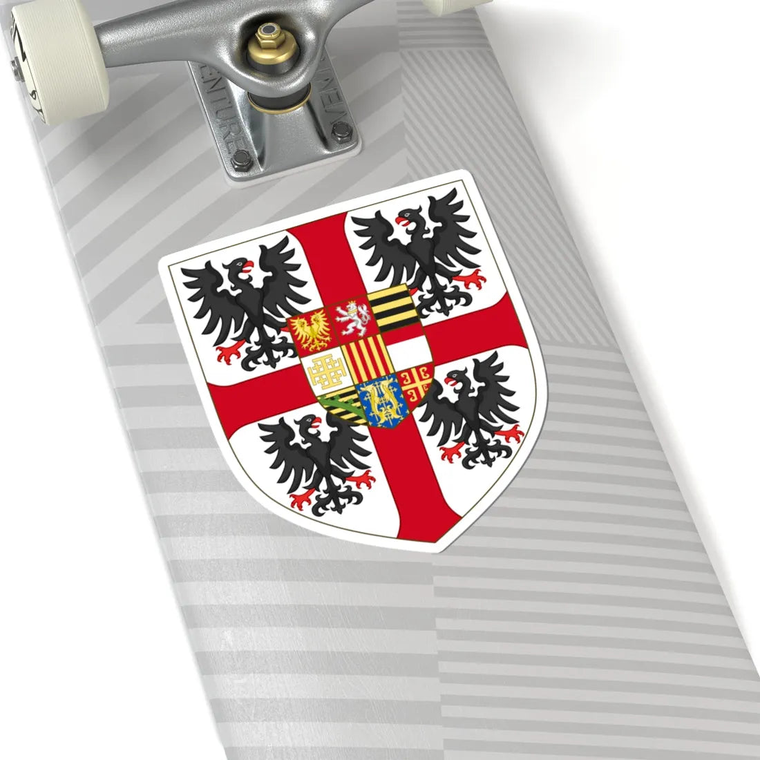 Arms of Francesco III Gonzaga Duke of Mantua (Italy) (Coat of Arms) STICKER Vinyl Kiss-Cut Decal - The Sticker Space