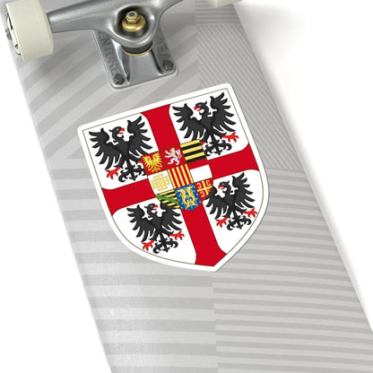 Arms of Francesco III Gonzaga Duke of Mantua (Italy) (Coat of Arms) STICKER Vinyl Kiss-Cut Decal - The Sticker Space
