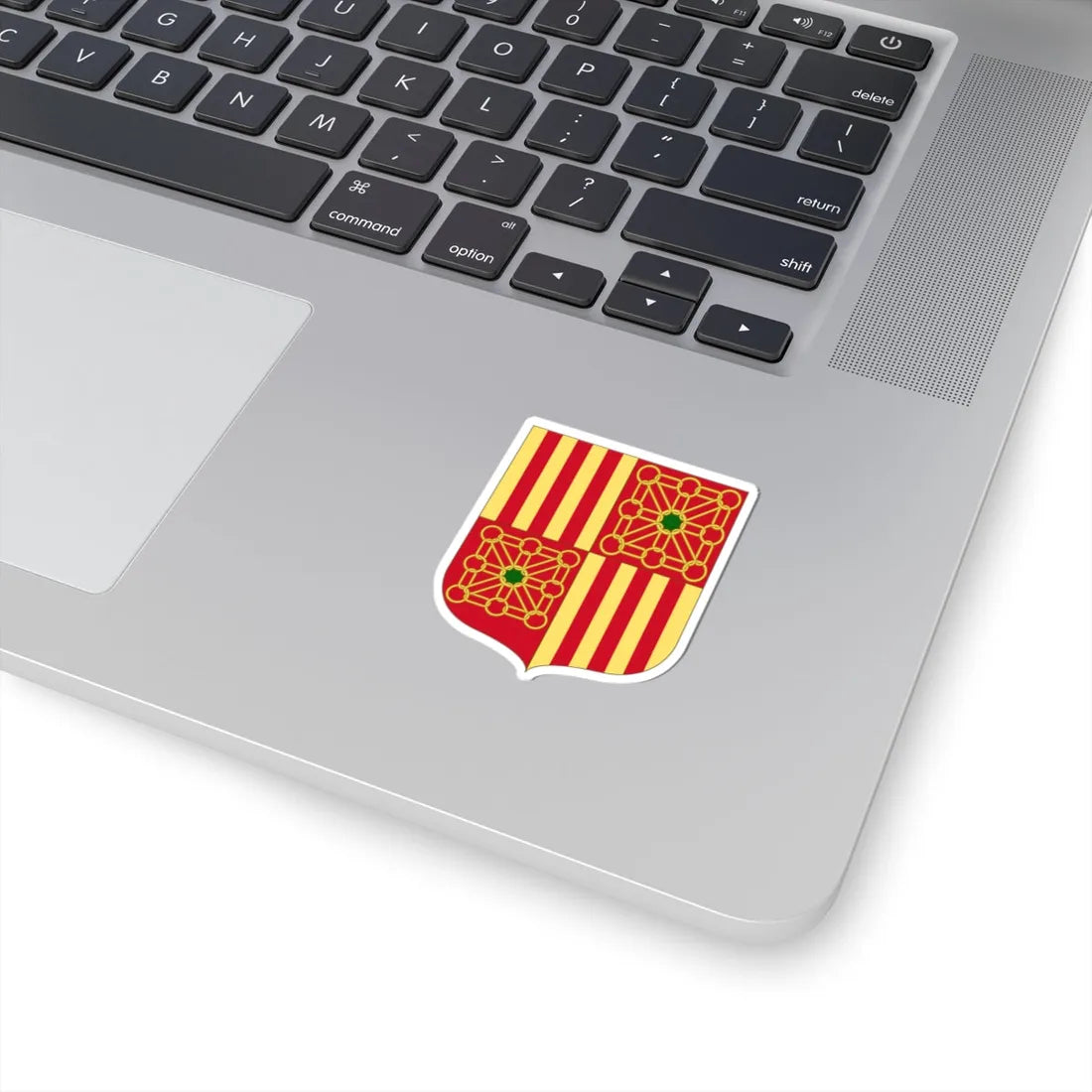 Arms of Gan Pyrénées-Atlantiques (Spain) (Coat of Arms) STICKER Vinyl Kiss-Cut Decal - The Sticker Space