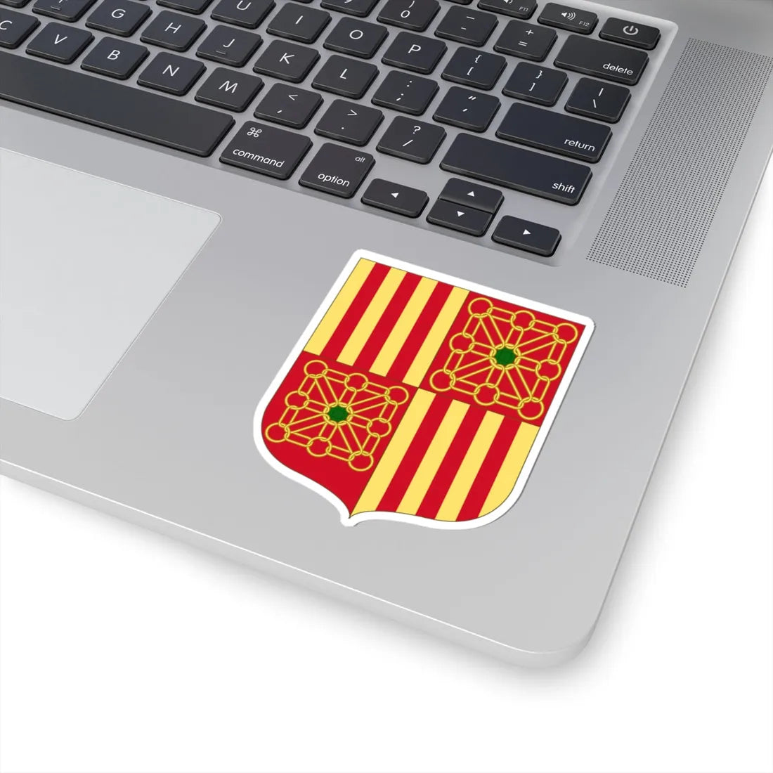 Arms of Gan Pyrénées-Atlantiques (Spain) (Coat of Arms) STICKER Vinyl Kiss-Cut Decal - The Sticker Space