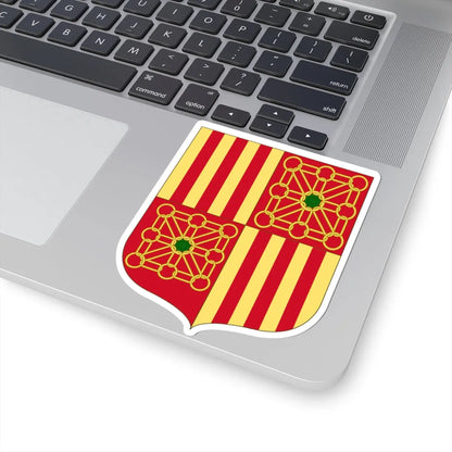 Arms of Gan Pyrénées-Atlantiques (Spain) (Coat of Arms) STICKER Vinyl Kiss-Cut Decal - The Sticker Space