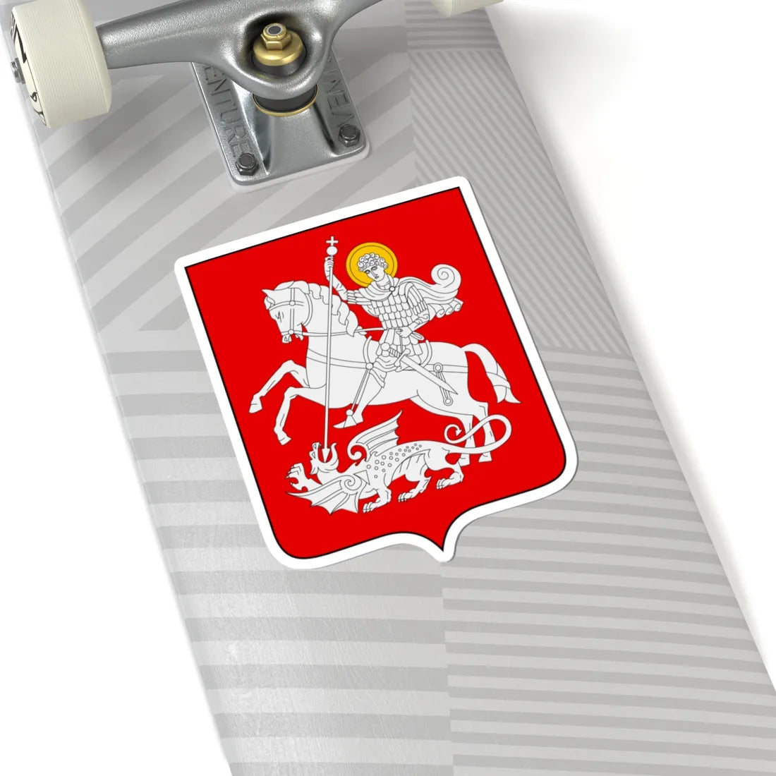 Arms of Georgia (Georgia) (Coat of Arms) STICKER Vinyl Kiss-Cut Decal - The Sticker Space