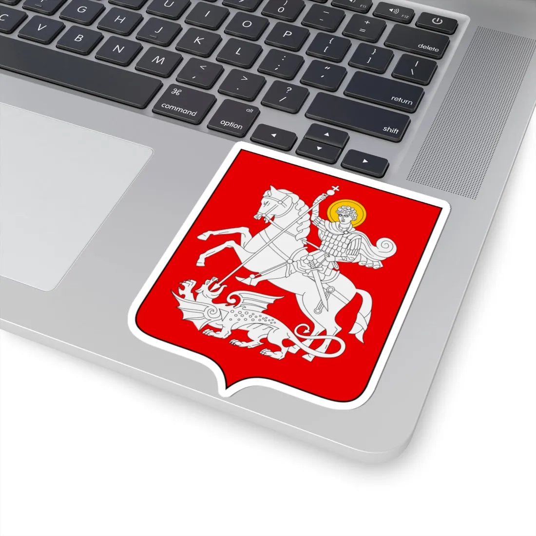 Arms of Georgia (Georgia) (Coat of Arms) STICKER Vinyl Kiss-Cut Decal - The Sticker Space