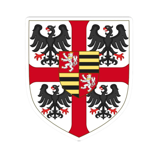 Arms of Gianfrancesco I Gonzaga Marquess of Mantua (Italy) (Coat of Arms) STICKER Vinyl Kiss-Cut Decal 2 Inch White - The Sticker Space