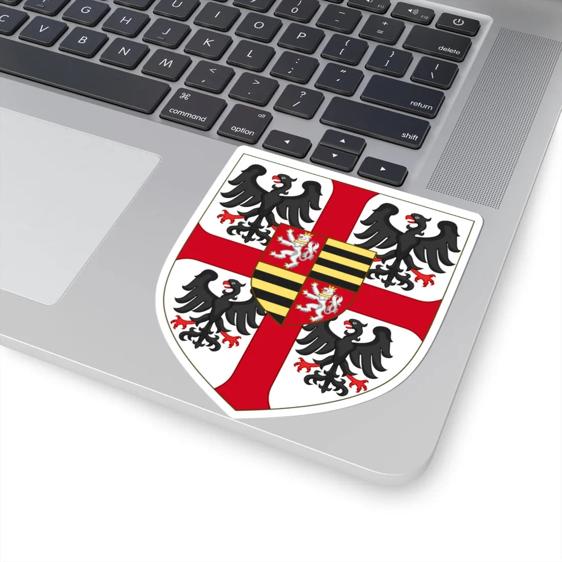 Arms of Gianfrancesco I Gonzaga Marquess of Mantua (Italy) (Coat of Arms) STICKER Vinyl Kiss-Cut Decal - The Sticker Space