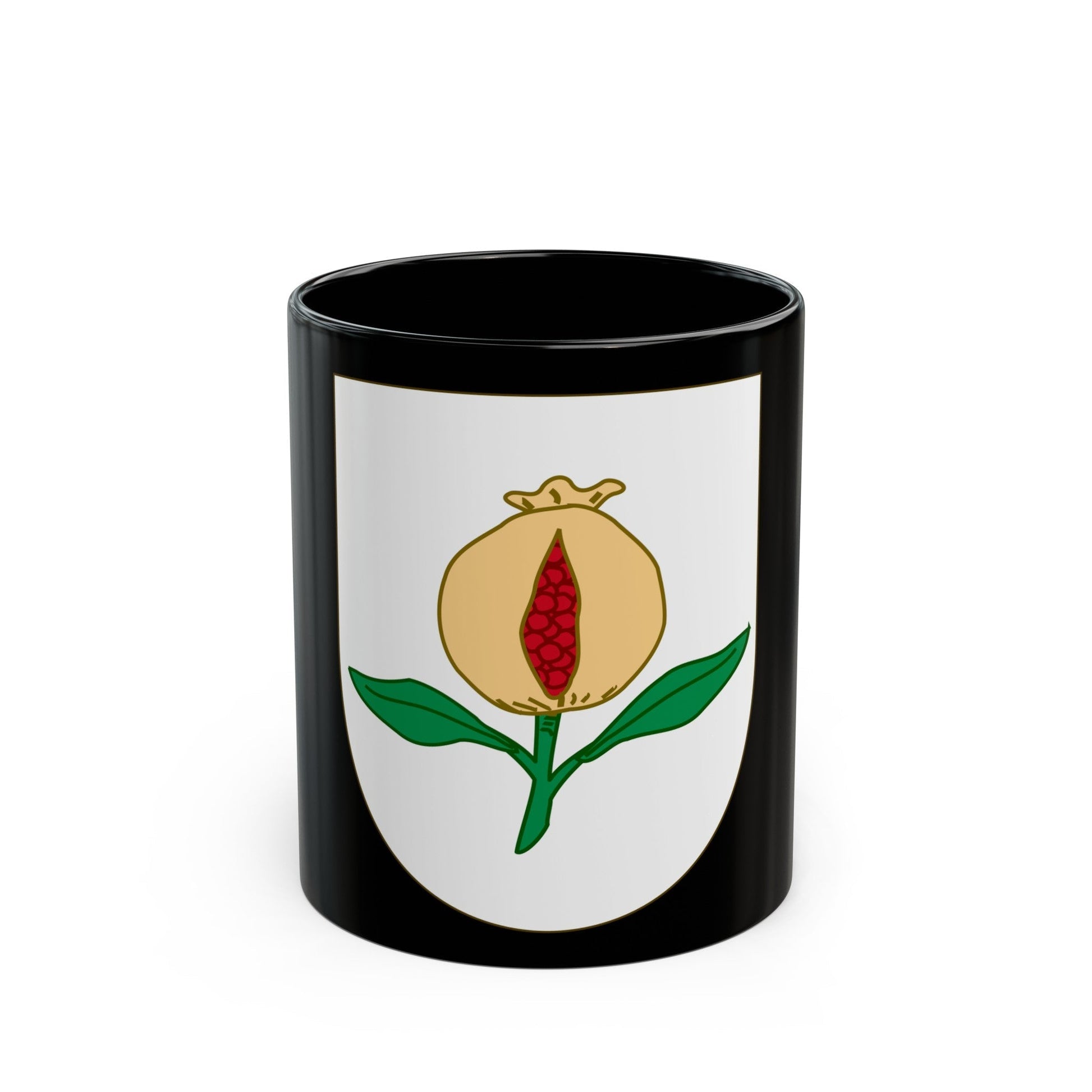 Arms of Granada - Black Coffee Mug-11oz-The Sticker Space