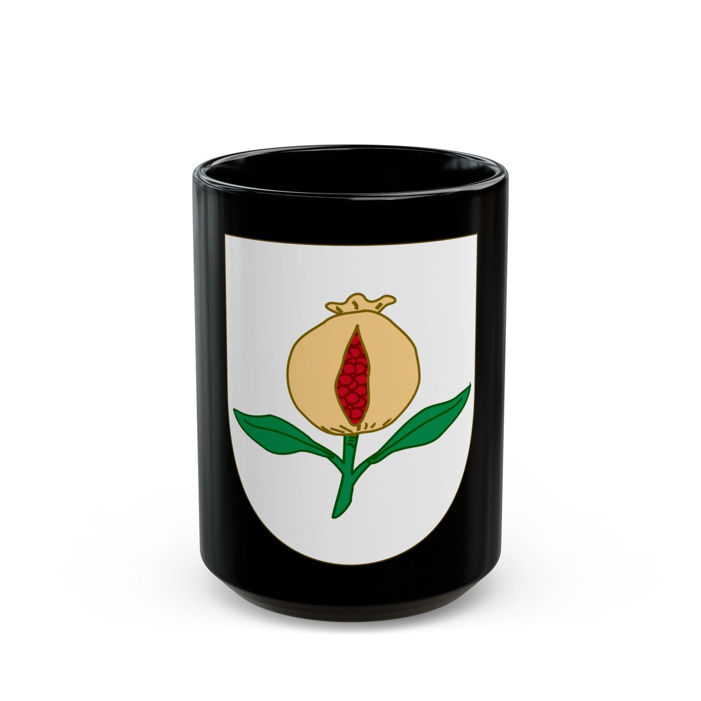 Arms of Granada - Black Coffee Mug-15oz-The Sticker Space